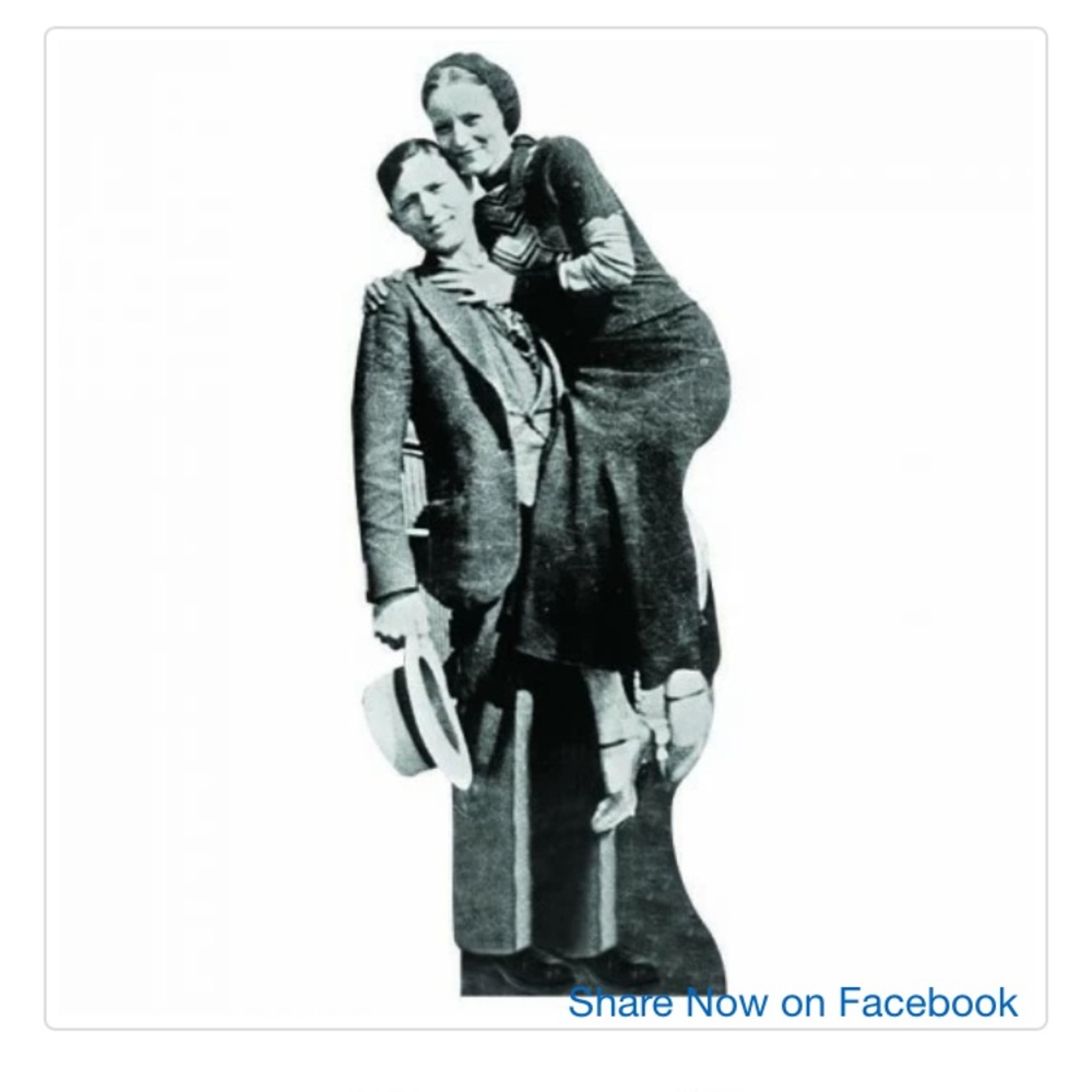 BONNIE & CLYDE LIFE SIZED CARDBOARD CUTOUT